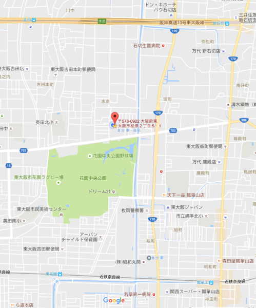 〒578-0922 大阪府東大阪市松原２丁目５−１ - Google マップ